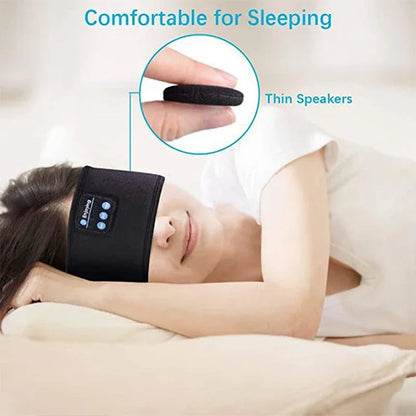 Fone Bluetooth écouteurs sport bandeau de couchage élastique sans fil casque musique masque pour les yeux sans fil Bluetooth casque bandeau
